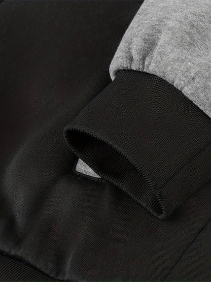 Veste College avec Manches Contrastées Et Fermeture À Boutons pour Homme | Idéal pour Les Tenues Décontractées