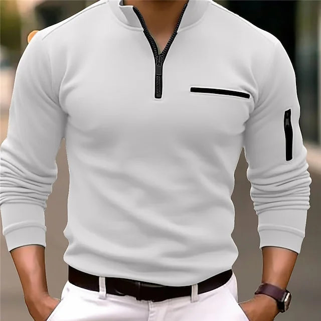 Polo à Manches Courtes avec Col Classique pour Homme | Idéal pour Travail et Loisirs