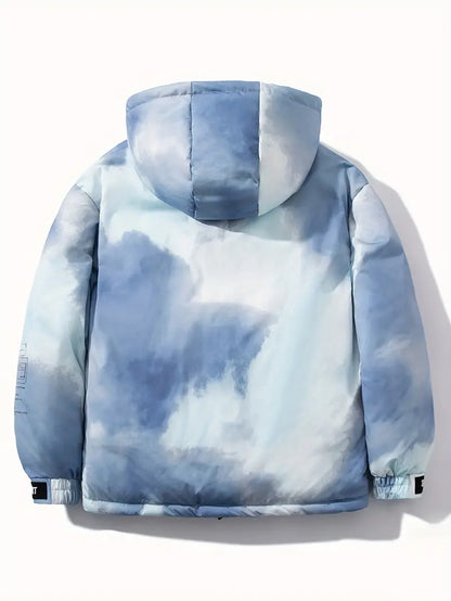 Veste À Fermeture Zippée avec Motif Dégradé pour Homme | Idéale pour Le Quotidien