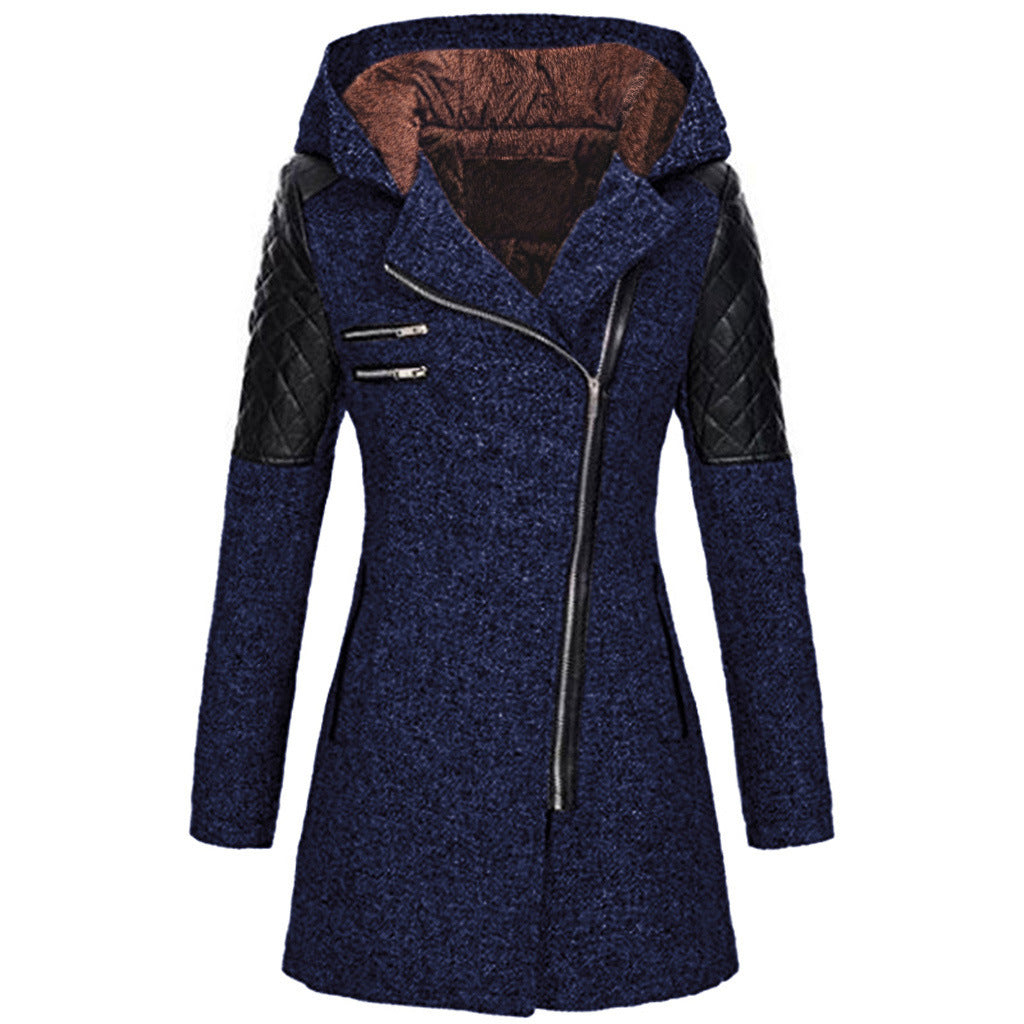 Manteau Long avec Design Uni pour Femme | Idéal pour l’Automne et l’Hiver