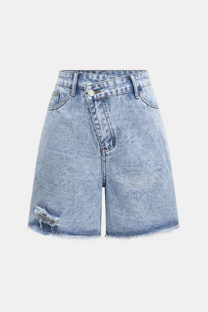 Short en Jean avec Coupe Ajustée pour Femmes | Idéal pour l’Été