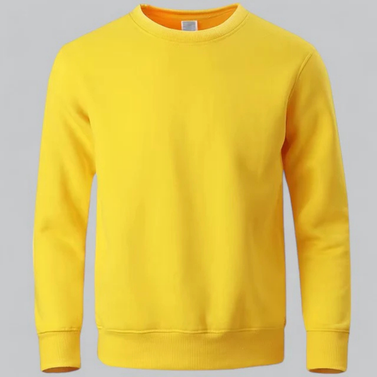 Sweat-shirt Col Rond avec Coupe Droite pour Hommes | Idéal pour un Usage Quotidien