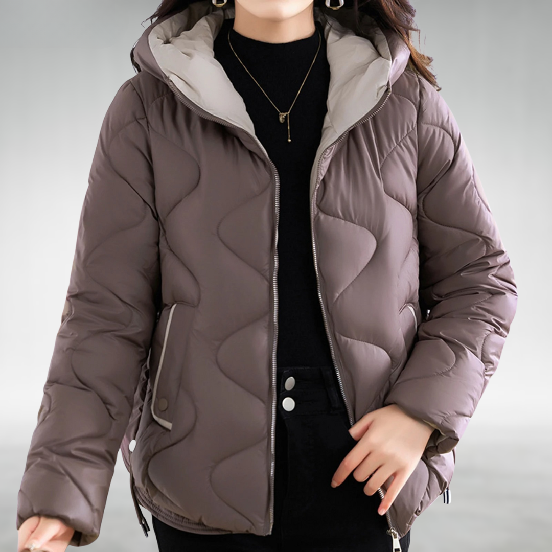 Veste Matelassée à Capuche pour Femme | Idéale pour les Journées Froides