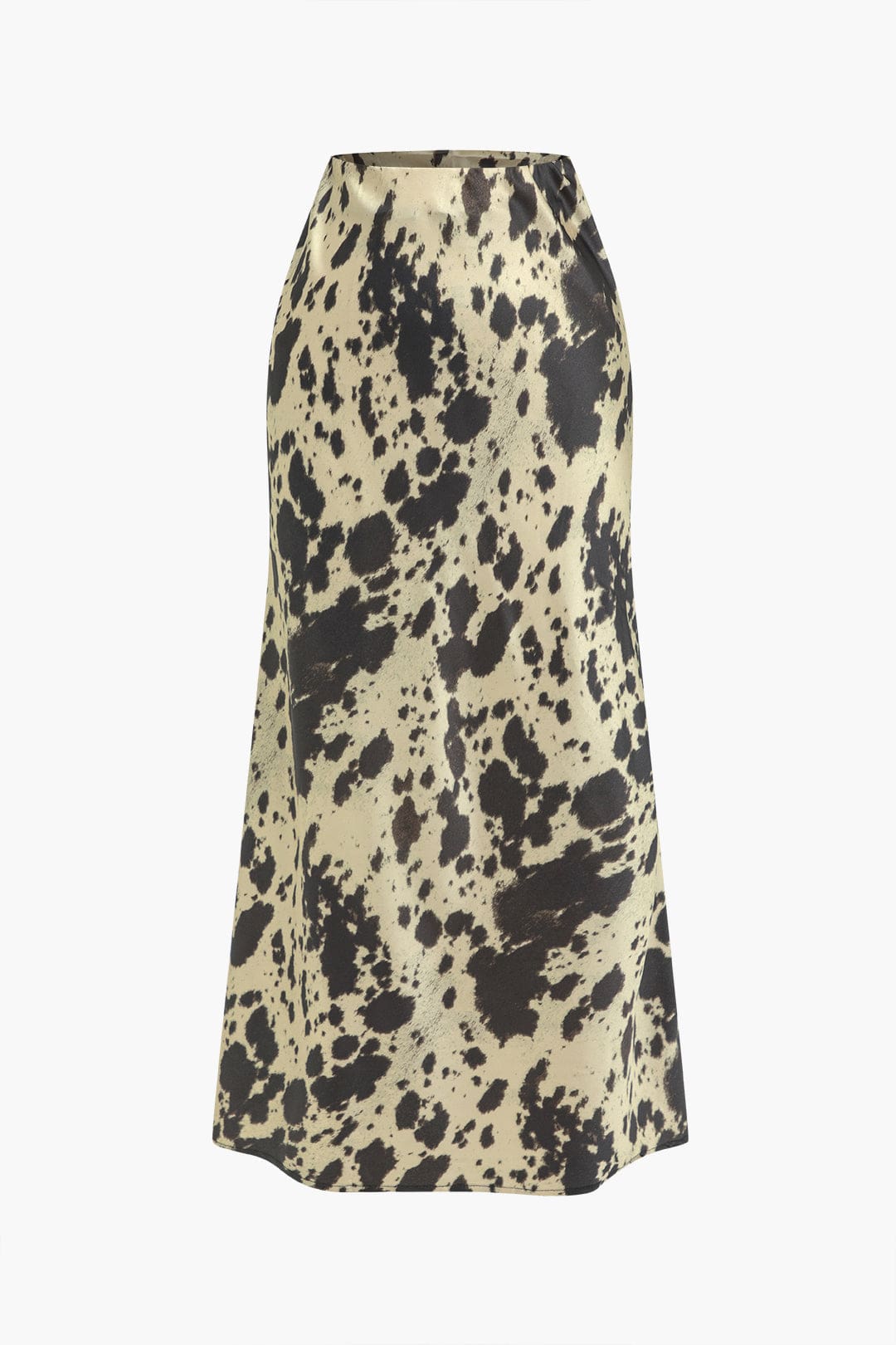 Jupe Midi Taille Haute Avec Coupe A-Ligne Et Imprimé Animal Pour Femme | Idéale Pour Le Quotidien Et Les Sorties Planifiées