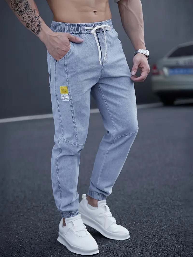 Pantalon À La Cheville Avec Taille Élastique Et Cordon De Serrage Pour Homme | Idéal Pour Usage Quotidien Et Loisirs