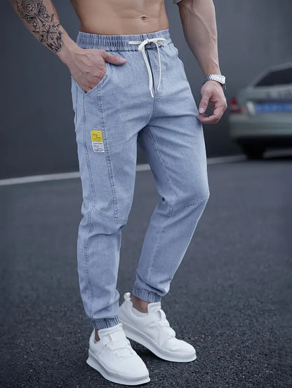 Pantalon À La Cheville Avec Taille Élastique Et Cordon De Serrage Pour Homme | Idéal Pour Usage Quotidien Et Loisirs