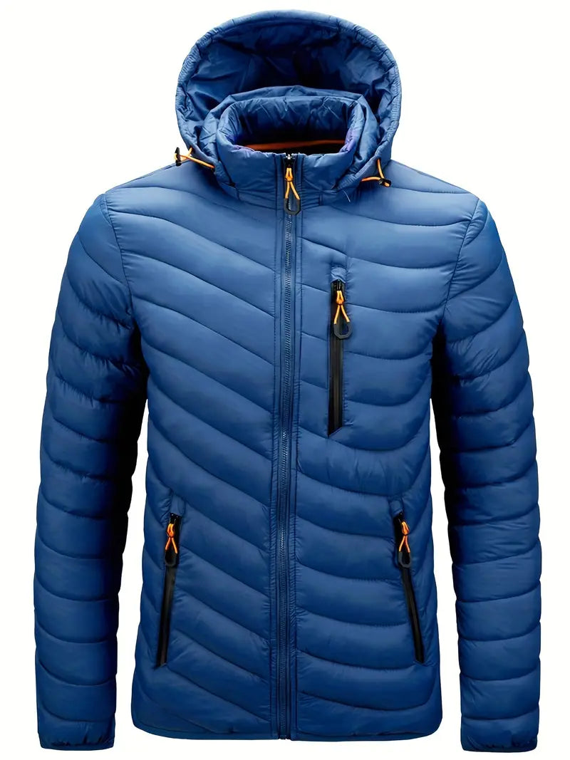 Veste D’Hiver Avec Capuche Ajustable Pour Homme | Idéale Pour La Saison Froide