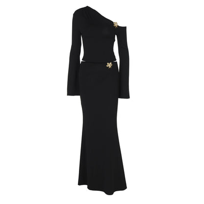 Ensemble Top et Jupe Maxi Coupe Ajustée Pour Femme | Idéal Pour Occasions et Événements