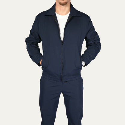 Ensemble Coordonné avec Veste Zippée et Pantalon pour Homme | Idéal pour les Sorties Décontractées