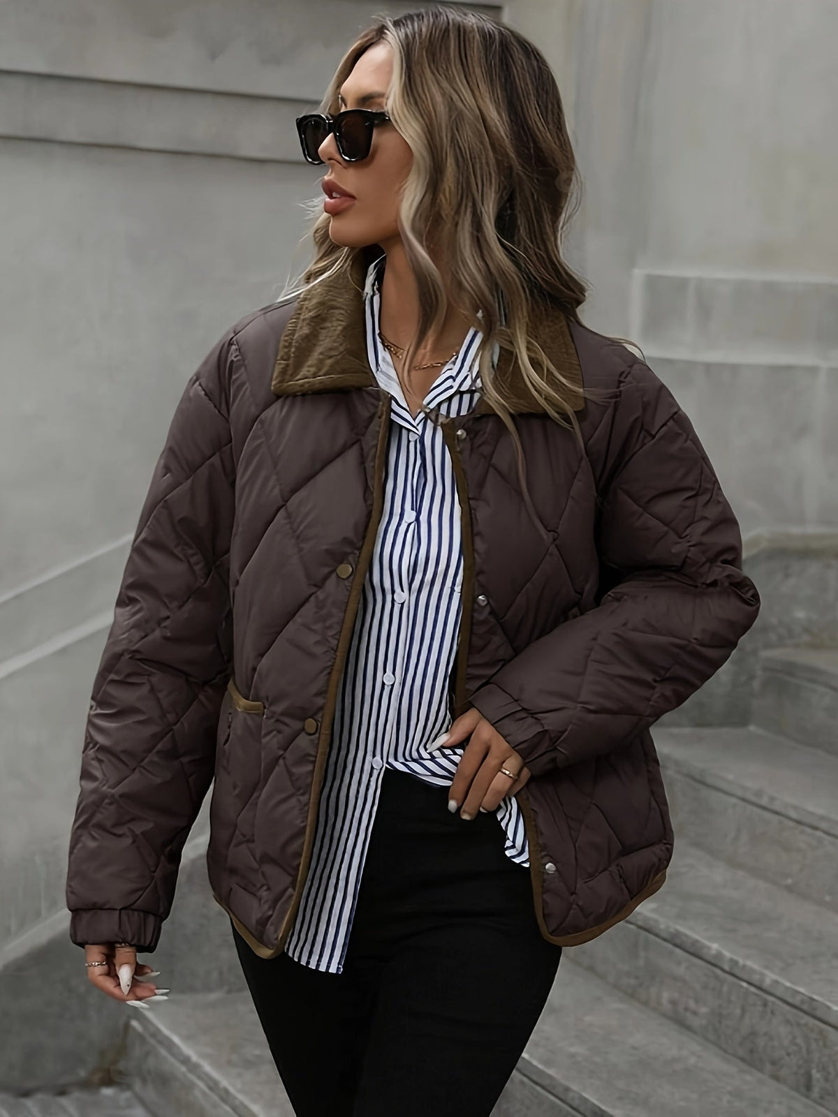 Veste Mi-Saison avec Longueur Mi-Cuisse pour Femmes | Idéal pour Saisons de Transition