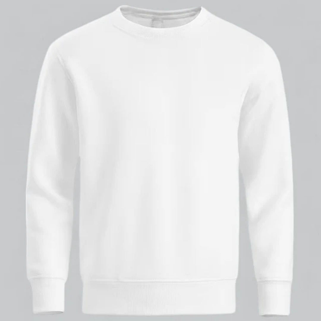 Sweatshirt À Col Rond Avec Coupe Droite Pour Hommes | Idéal Pour Usage Quotidien