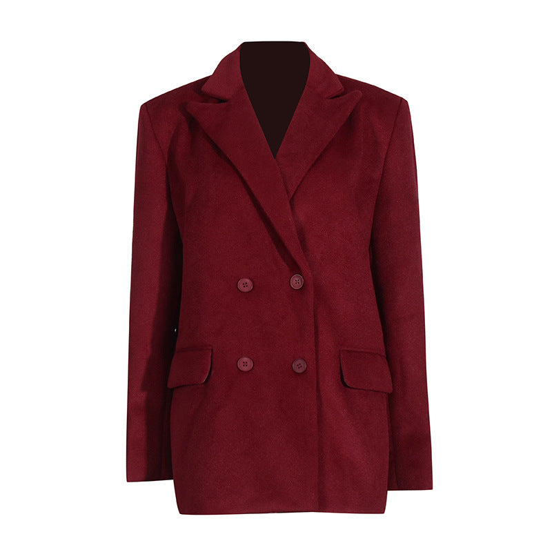 Blazer Avec Ceinture Et Épaules Structurées Pour Femmes | Idéal Pour Le Bureau Et Les Occasions Formelles