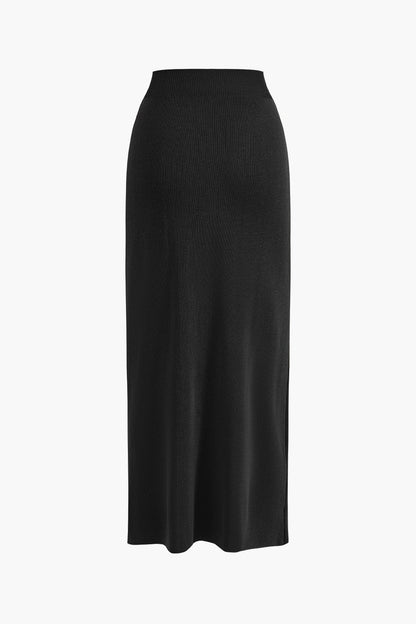 Ensemble Blazer Tricoté Et Jupe Pour Femme | Idéal Pour Un Usage Quotidien Et Professionnel
