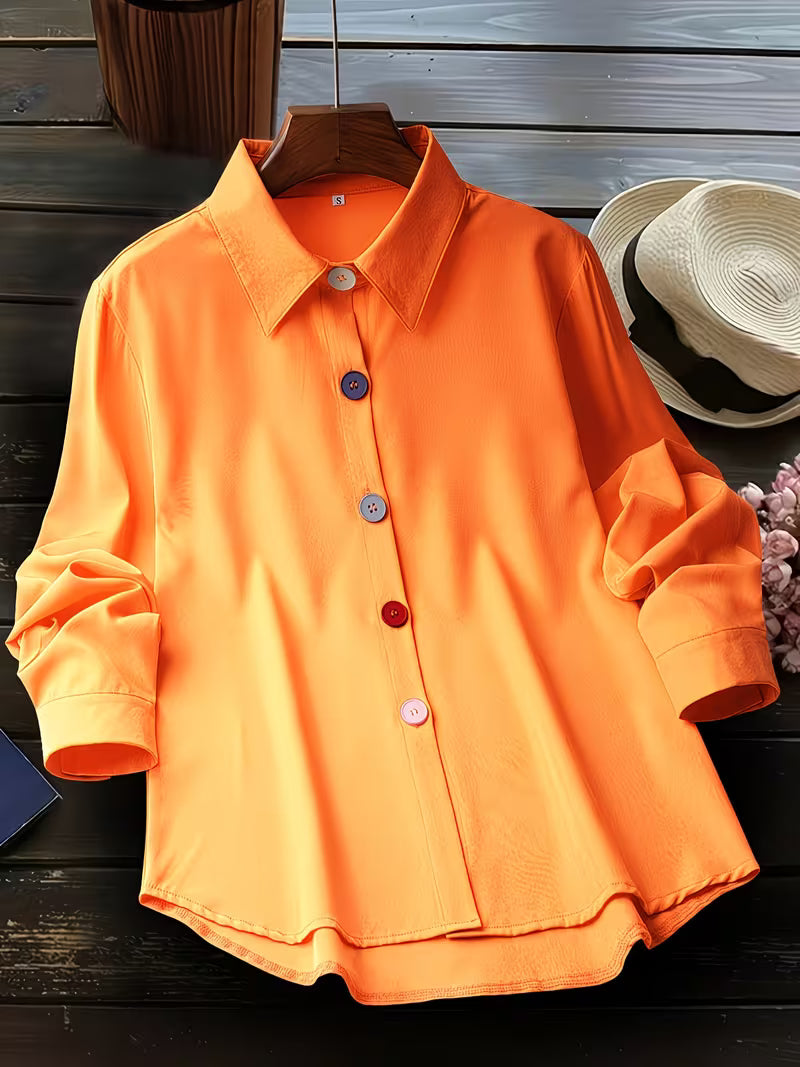 Chemise À Manches Longues Avec Col Classique Pour Usage Quotidien | Idéal Pour Toutes Occasions
