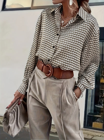 Chemisier Avec Coupe Fonctionnelle Pour Femmes | Idéal Pour Le Travail Et Les Occasions Quotidiennes