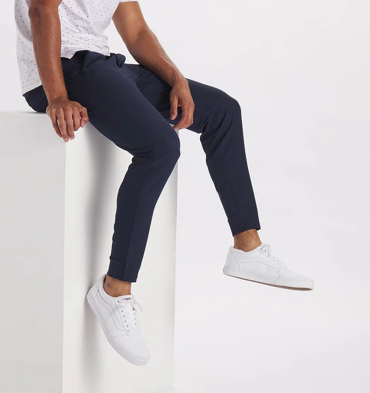 Pantalon Fonctionnel avec Coupe Ajustée Et Taille Élastique pour Homme | Idéal pour Les Activités Quotidiennes