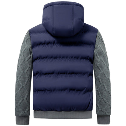 Veste Matelassée avec Capuche Ajustable pour Homme | Idéale pour l’Hiver