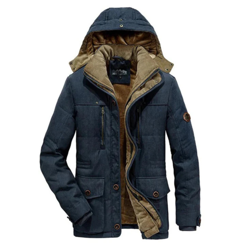 Veste d’Hiver avec Capuche pour Homme | Adaptée aux Activités en Plein Air en Automne et Hiver