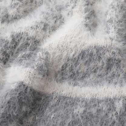 Pull À Col Rond Avec Motif Dégradé Pour Femme Et Homme | Idéal Pour Usage Quotidien