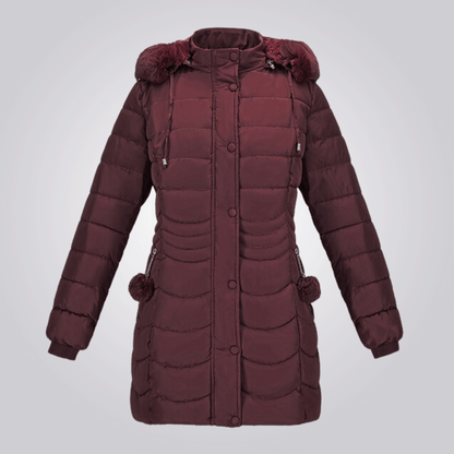 Manteau Long avec Capuche Amovible pour Femme | Idéal pour l’Hiver