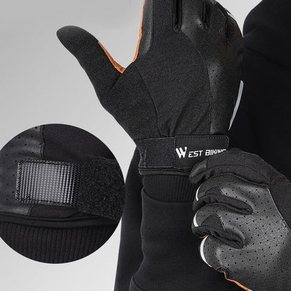 Gants de Cyclisme avec Protection contre le Froid et les Éclaboussures | Idéal pour l’Hiver