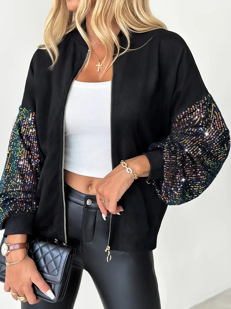 Veste À Paillettes pour Femme | Idéale pour Les Soirées Et Occasions Spéciales