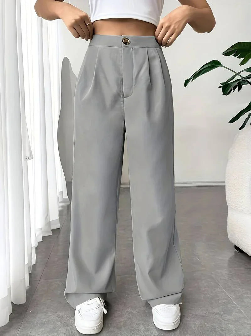 Pantalon Large à Jambe Large pour Femme | Idéal pour le Quotidien et le Travail