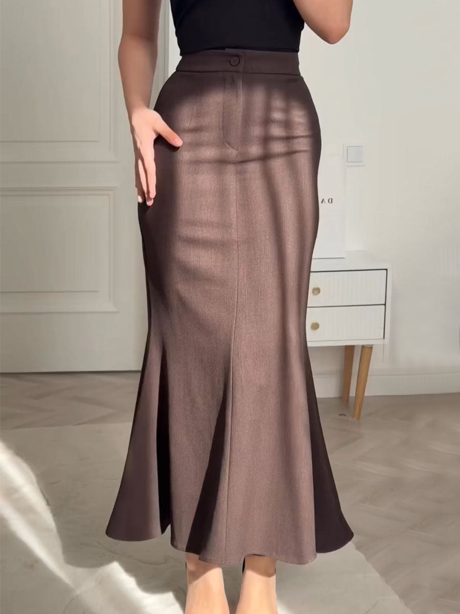 Jupe Longue Évasée Taille Haute Pour Femme | Idéale Pour Le Quotidien Et Les Soirées Estivales