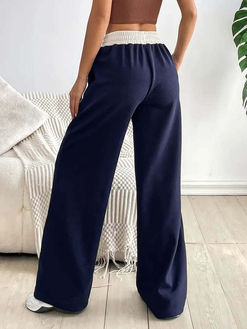 Pantalon Jogging avec Cordon de Serrage et Poches Latérales pour Femme | Idéal pour Détente et Activités Légères
