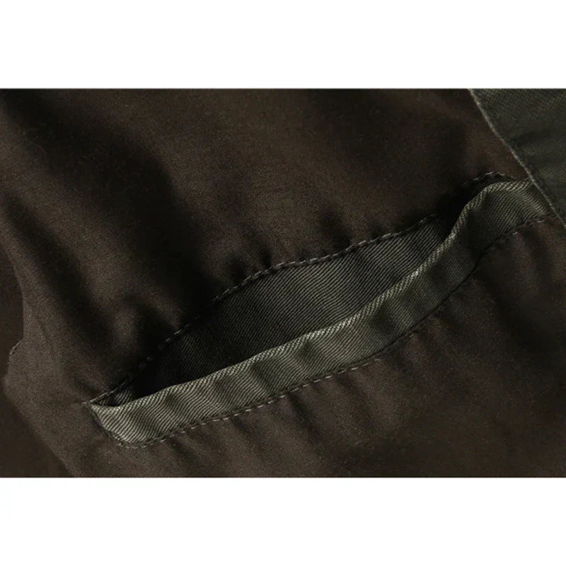Veste Field Jacket avec Col Montant et Poches Multiples pour Hommes | Idéal pour Saisons Intermédiaires