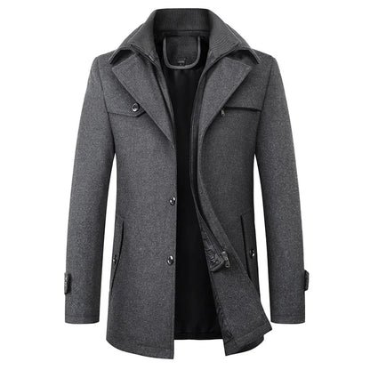 Manteau d’Hiver avec Poches Multiples pour Homme | Idéal pour Automne et Hiver