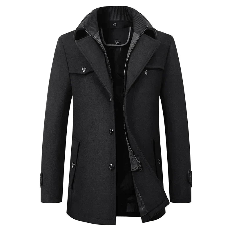 Manteau d’Hiver avec Poches Multiples pour Homme | Idéal pour Automne et Hiver