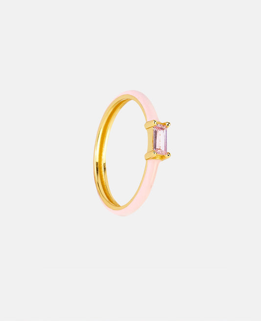 Bague Fine avec Détail Coloré pour Adulte | Idéale pour un Usage Quotidien