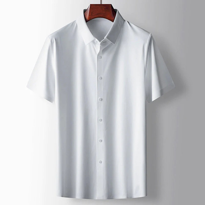 Chemise à Coupe Droite avec Col Classique pour Homme | Idéale pour le Bureau et les Loisirs