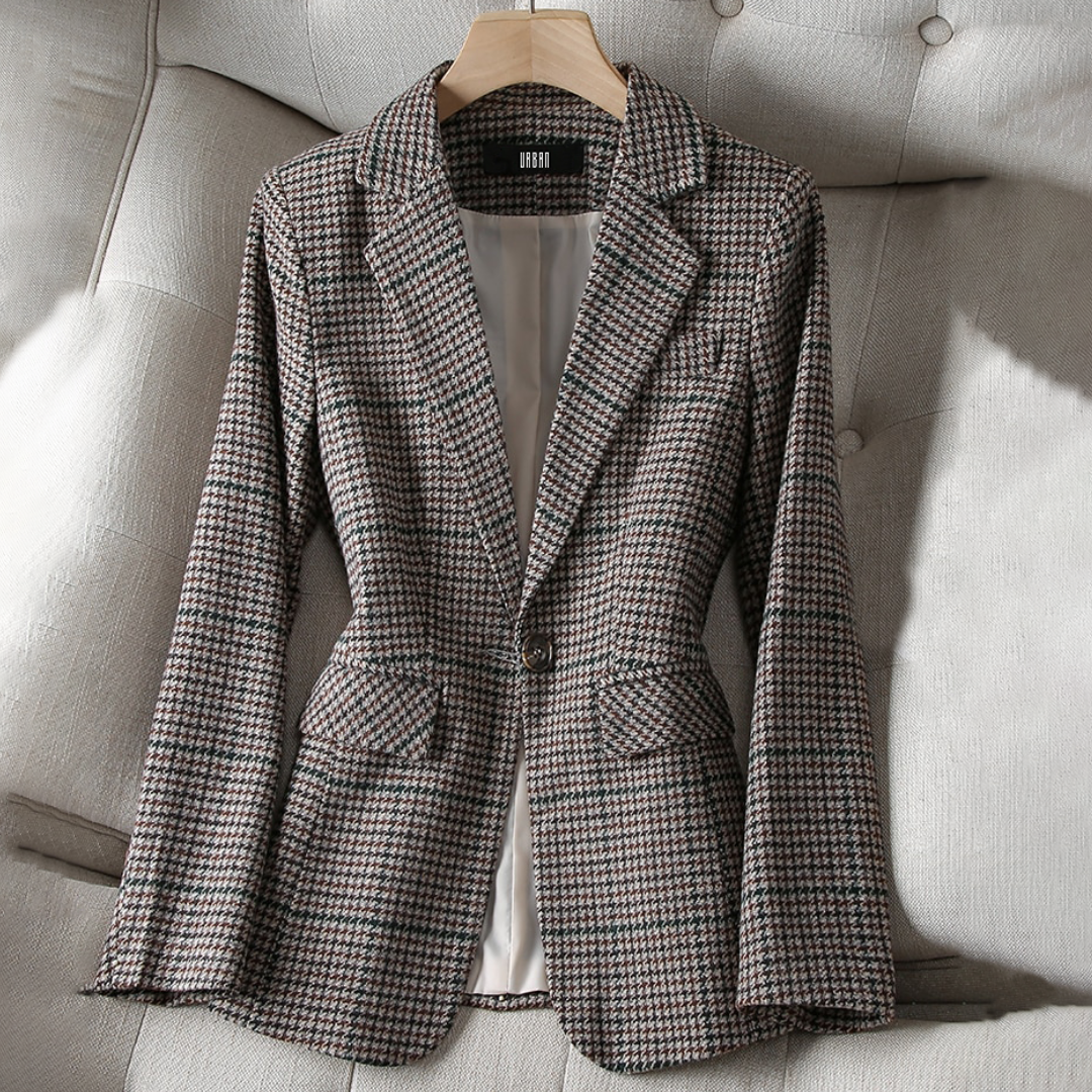Blazer À Coupe Ajustée Avec Manches Longues Pour Femme | Idéal Pour Les Occasions Quotidiennes