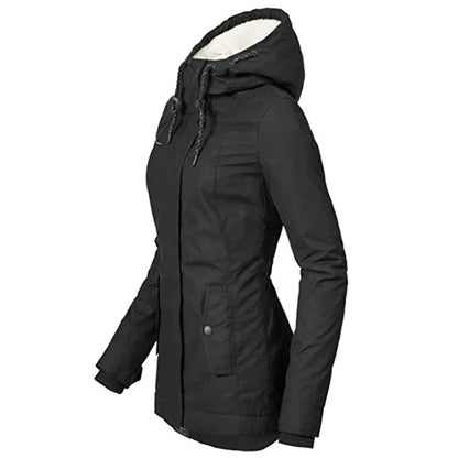 Manteau Long avec Capuche pour Femme | Idéal pour l’Hiver