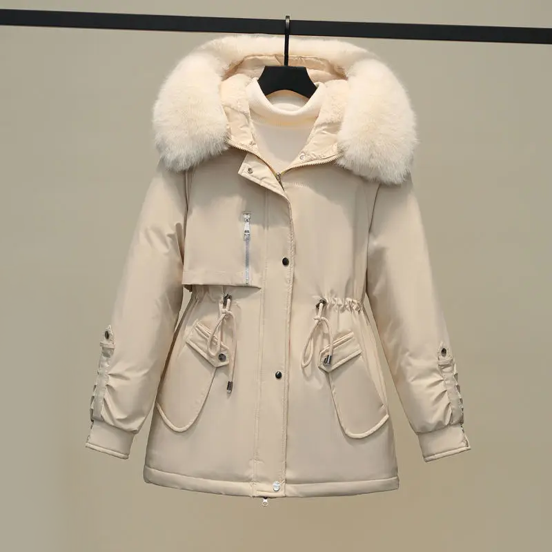 Manteau d’Hiver Matelassé avec Capuche pour Femme | Idéal pour la Saison Froide