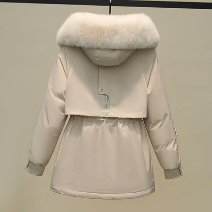 Manteau d’Hiver Matelassé avec Capuche pour Femme | Idéal pour la Saison Froide