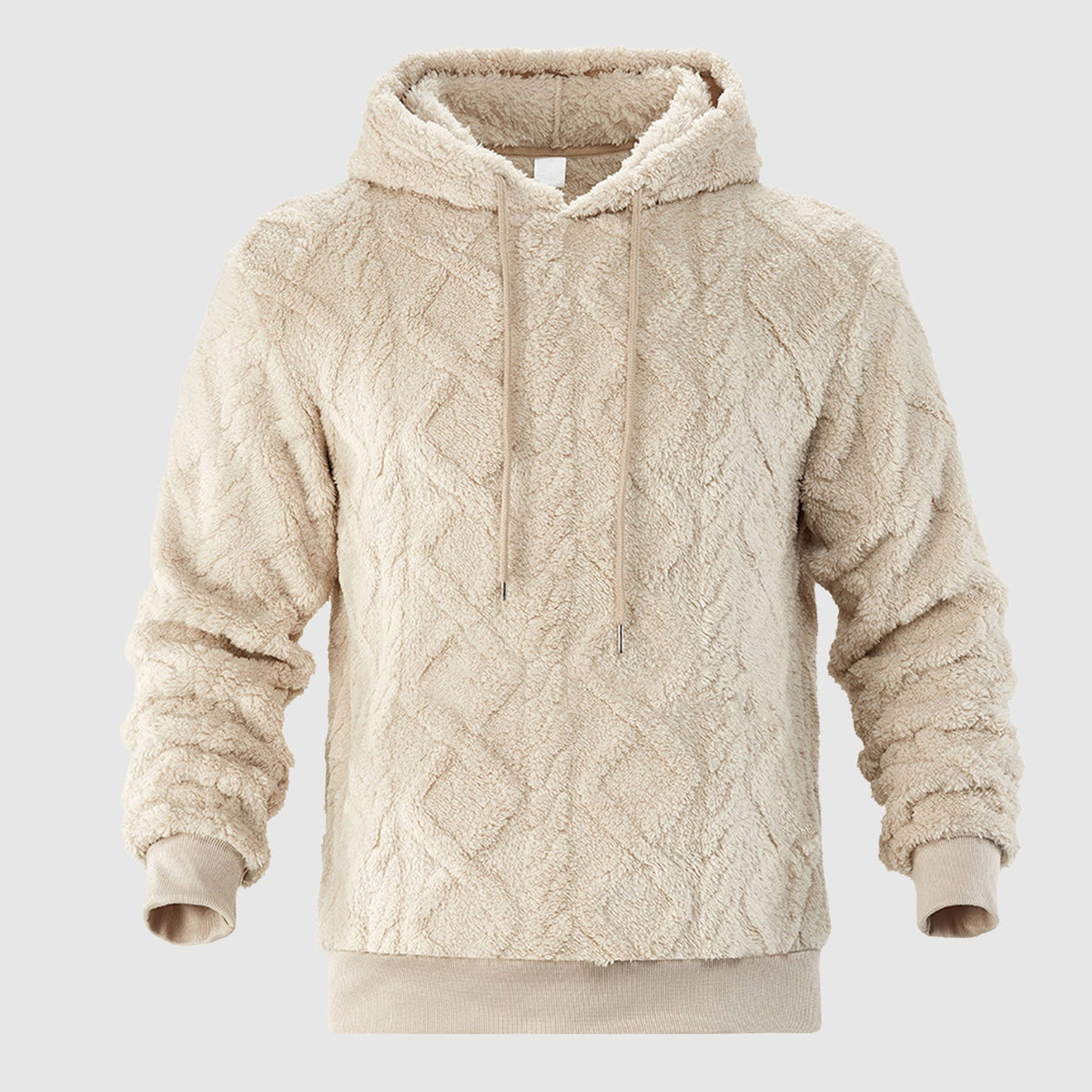 Sweat à capuche texturé pour hommes
