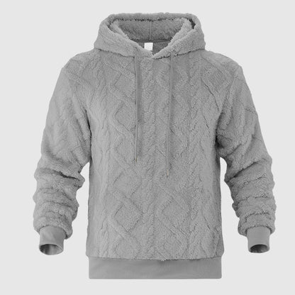 Sweat à capuche texturé pour hommes