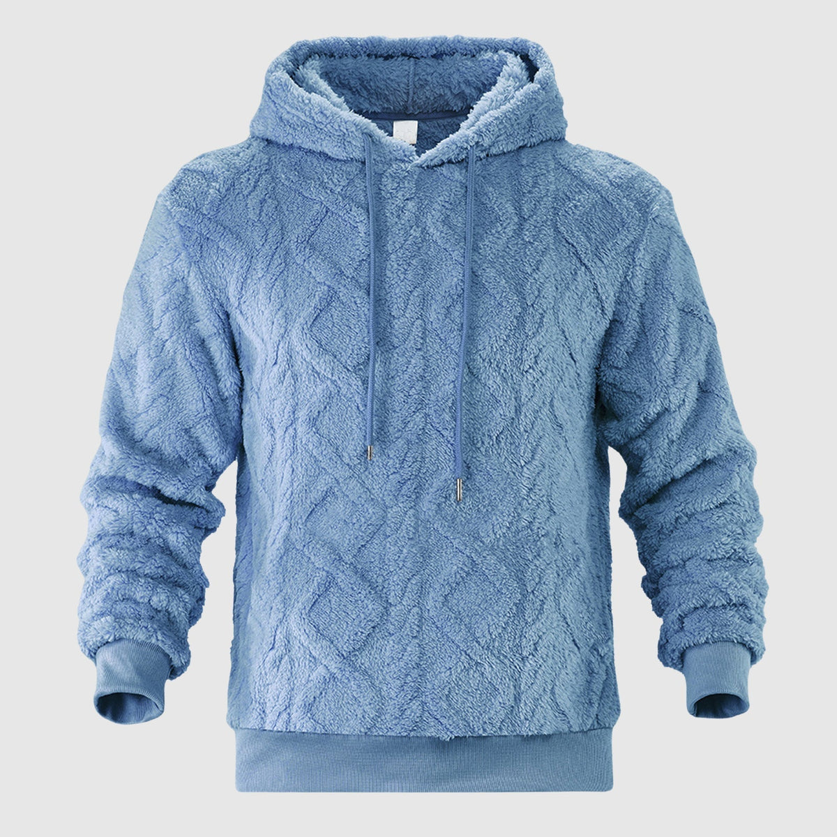 Sweat à capuche texturé pour hommes
