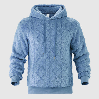 Sweat à capuche texturé pour hommes
