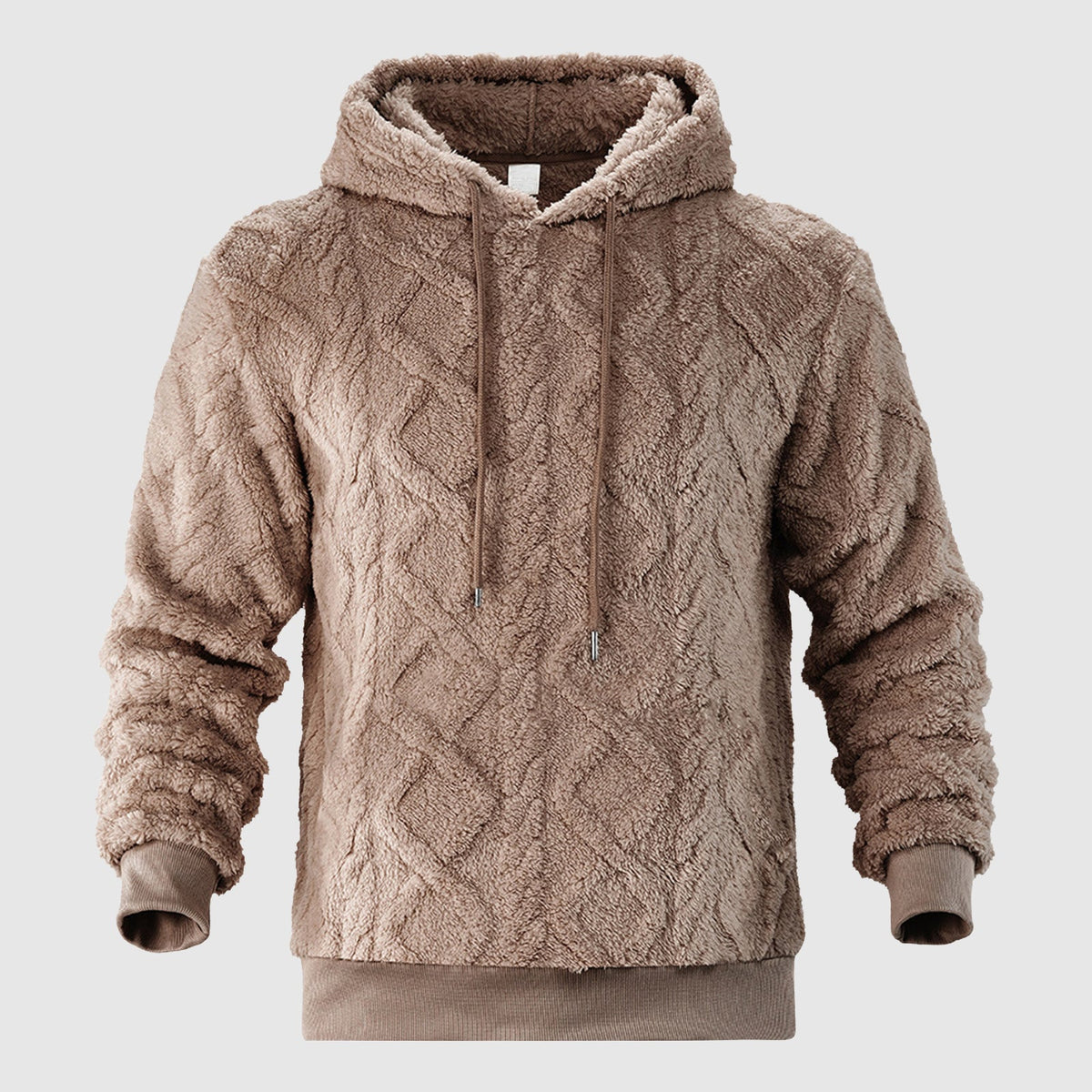 Sweat à capuche texturé pour hommes