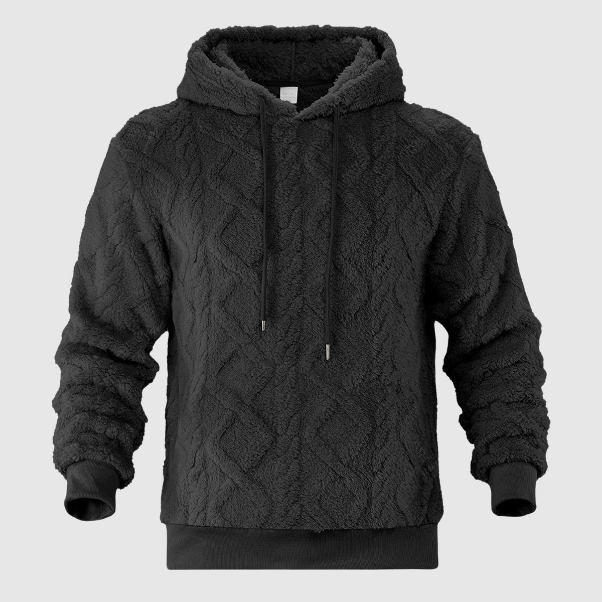 Sweat à capuche texturé pour hommes