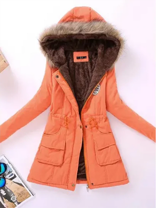 Veste d’Hiver avec Capuche et Doublure Intérieure pour Femmes | Idéale pour le Quotidien