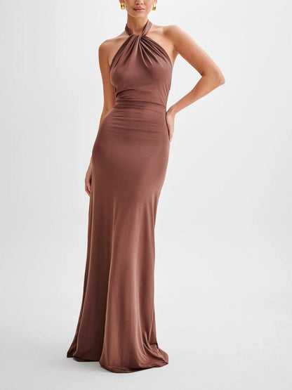 Robe Maxi À Col Montant Pour Femme | Idéale Pour Les Réceptions Et Occasions Spéciales