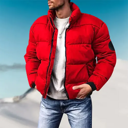 Doudoune Courte avec Col Montant pour Homme | Idéale pour l’Hiver