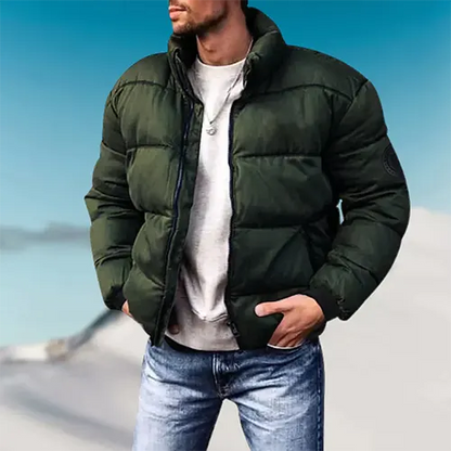Doudoune Courte avec Col Montant pour Homme | Idéale pour l’Hiver