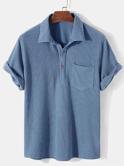 Chemise à Manches Courtes avec Structure Légère pour Homme | Idéale pour l'Été