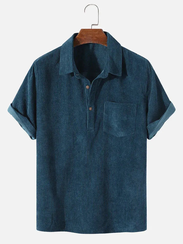 Chemise à Manches Courtes avec Structure Légère pour Homme | Idéale pour l'Été